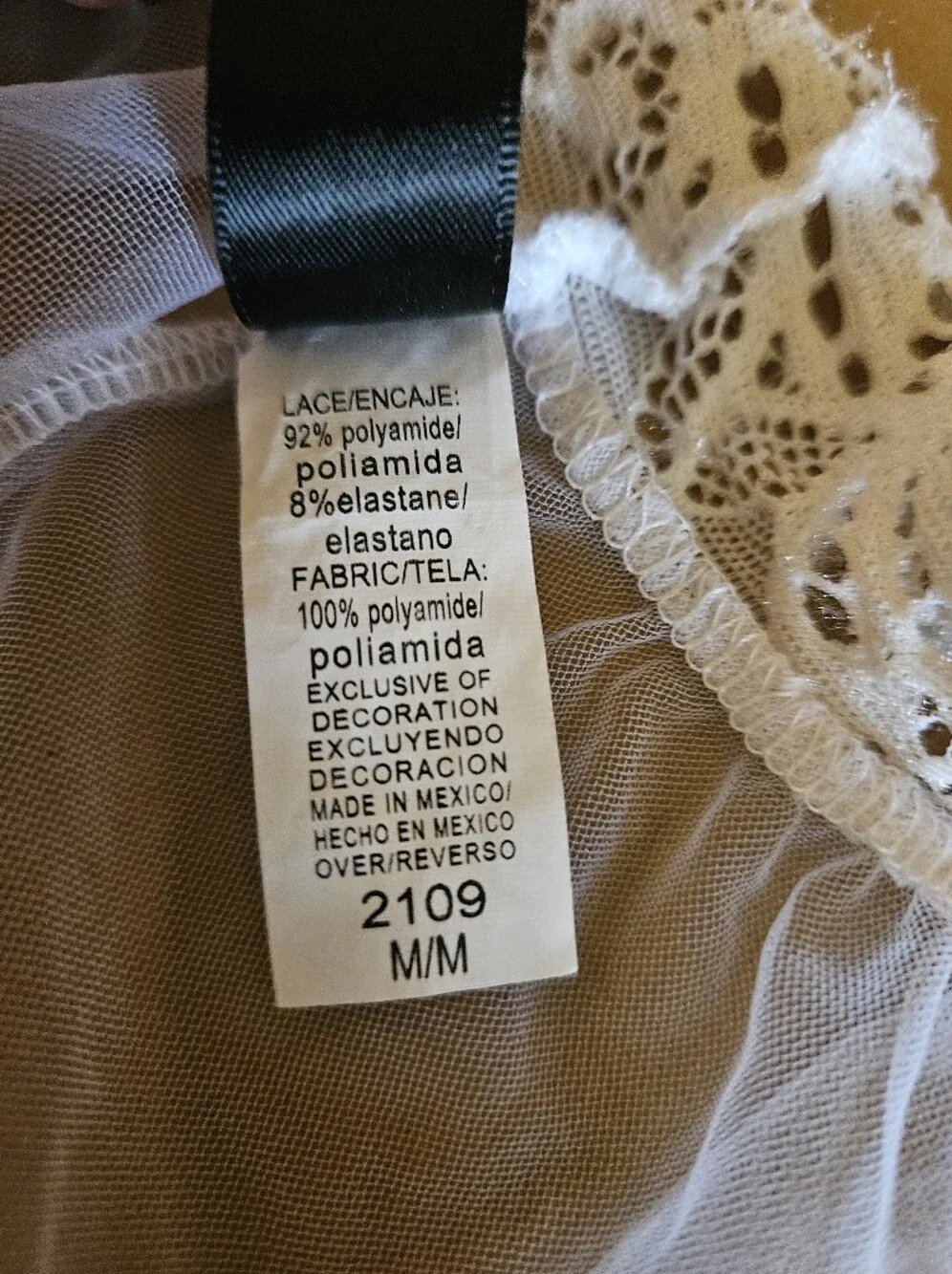 Escante Collection White Lace Halter Babydoll (Deadstock) Vintage